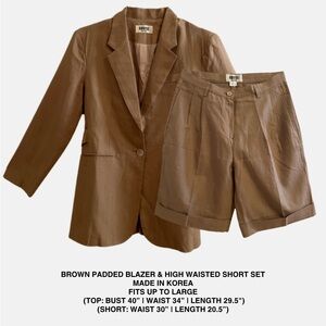 Blazer and Short Set